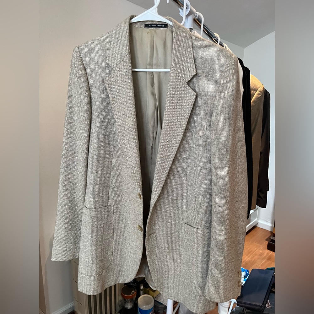 Yves Saint Laurent Light Gray Blazer